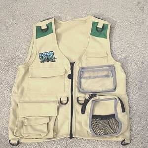 Vintage Backyard safari outfitters kids vest age 5yr